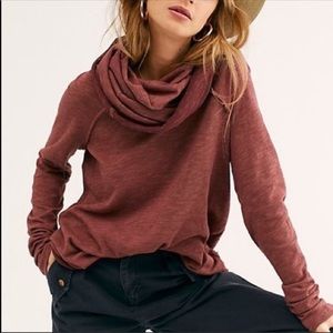 Free People cocoon cowl neck pullover/tunic